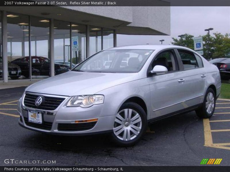 Reflex Silver Metallic / Black 2007 Volkswagen Passat 2.0T Sedan