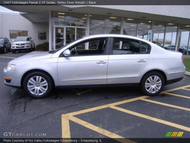 Reflex Silver Metallic / Black 2007 Volkswagen Passat 2.0T Sedan