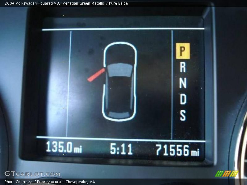 Venetian Green Metallic / Pure Beige 2004 Volkswagen Touareg V8