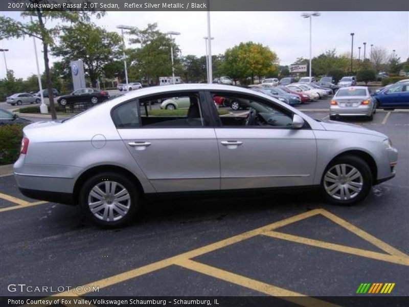 Reflex Silver Metallic / Black 2007 Volkswagen Passat 2.0T Sedan