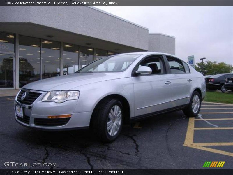 Reflex Silver Metallic / Black 2007 Volkswagen Passat 2.0T Sedan