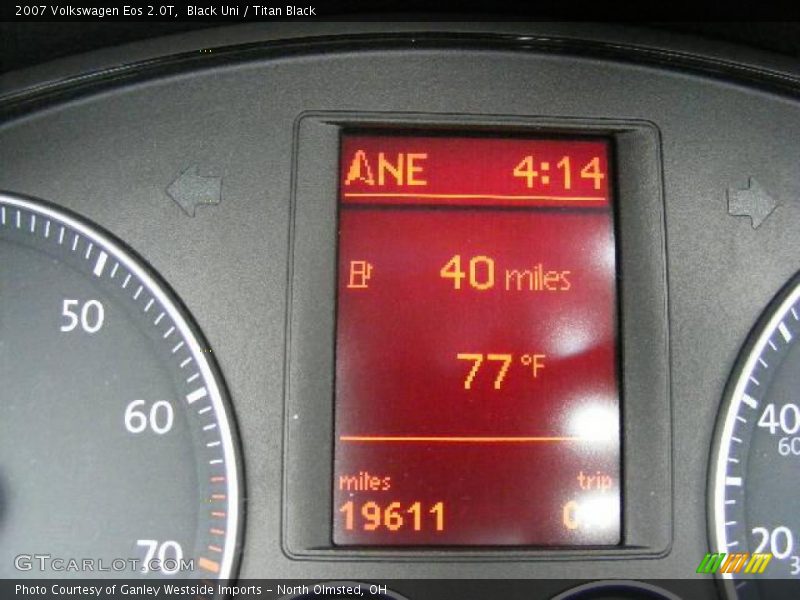 Black Uni / Titan Black 2007 Volkswagen Eos 2.0T