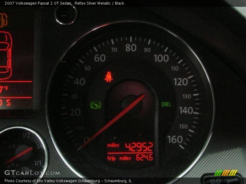 Reflex Silver Metallic / Black 2007 Volkswagen Passat 2.0T Sedan