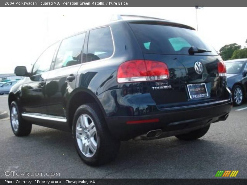 Venetian Green Metallic / Pure Beige 2004 Volkswagen Touareg V8