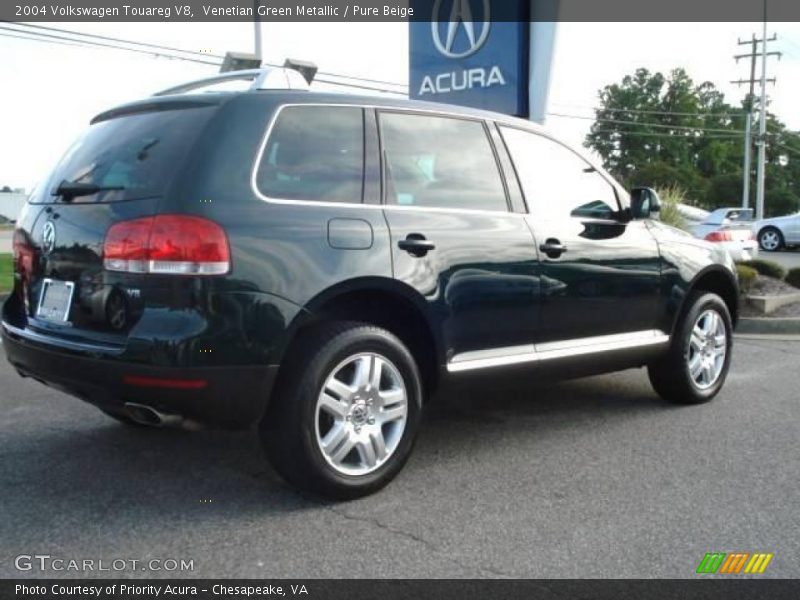 Venetian Green Metallic / Pure Beige 2004 Volkswagen Touareg V8