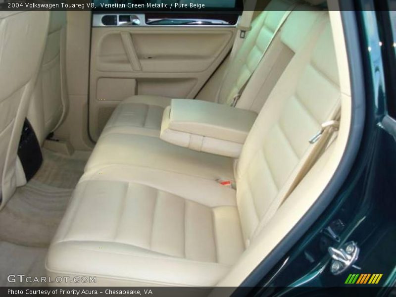 Venetian Green Metallic / Pure Beige 2004 Volkswagen Touareg V8