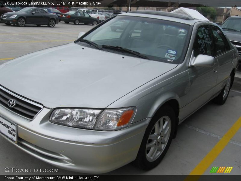 Lunar Mist Metallic / Gray 2001 Toyota Camry XLE V6