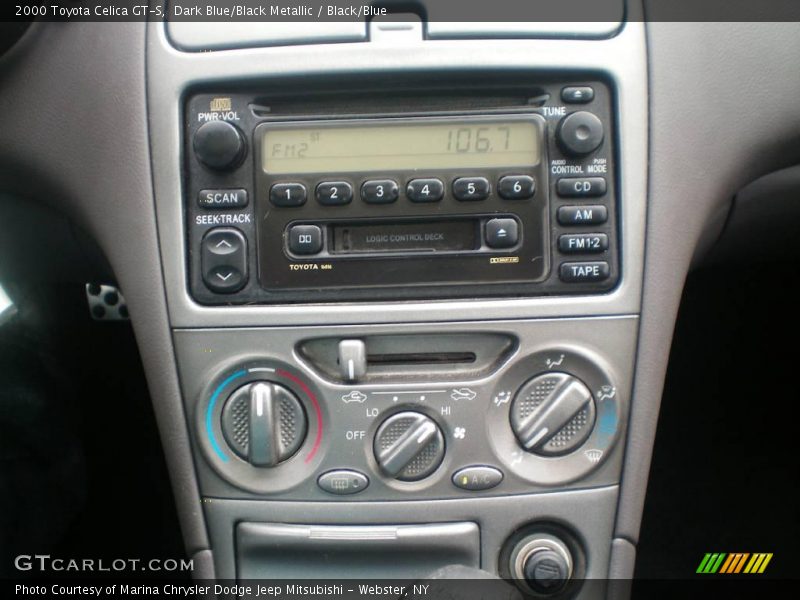 Dark Blue/Black Metallic / Black/Blue 2000 Toyota Celica GT-S