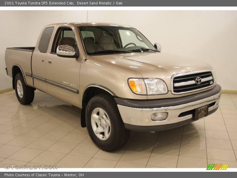 Desert Sand Metallic / Oak 2001 Toyota Tundra SR5 Extended Cab