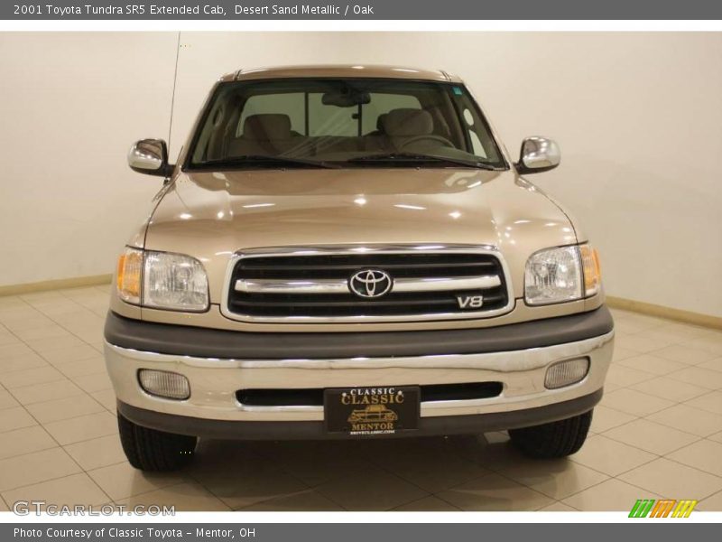 Desert Sand Metallic / Oak 2001 Toyota Tundra SR5 Extended Cab