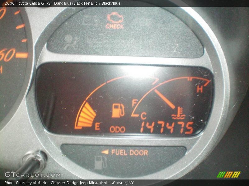 Dark Blue/Black Metallic / Black/Blue 2000 Toyota Celica GT-S