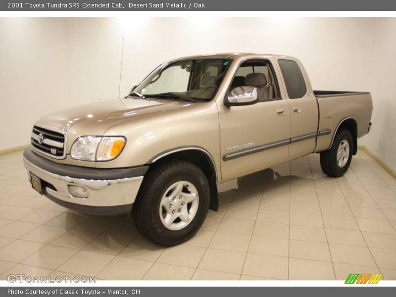 Desert Sand Metallic / Oak 2001 Toyota Tundra SR5 Extended Cab