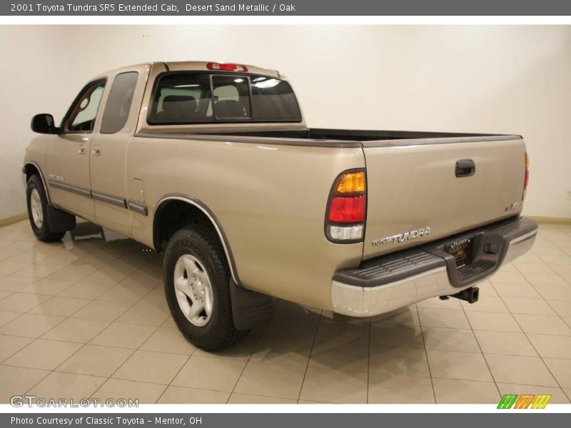 Desert Sand Metallic / Oak 2001 Toyota Tundra SR5 Extended Cab