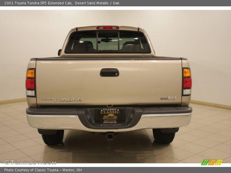 Desert Sand Metallic / Oak 2001 Toyota Tundra SR5 Extended Cab