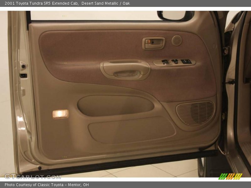 Desert Sand Metallic / Oak 2001 Toyota Tundra SR5 Extended Cab