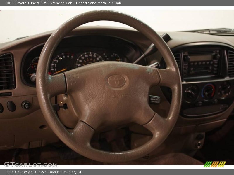 Desert Sand Metallic / Oak 2001 Toyota Tundra SR5 Extended Cab