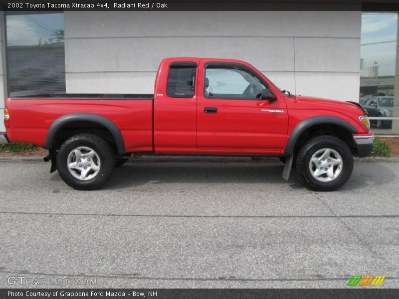 Radiant Red / Oak 2002 Toyota Tacoma Xtracab 4x4