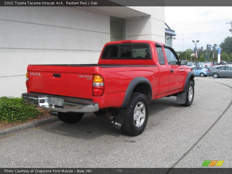 Radiant Red / Oak 2002 Toyota Tacoma Xtracab 4x4