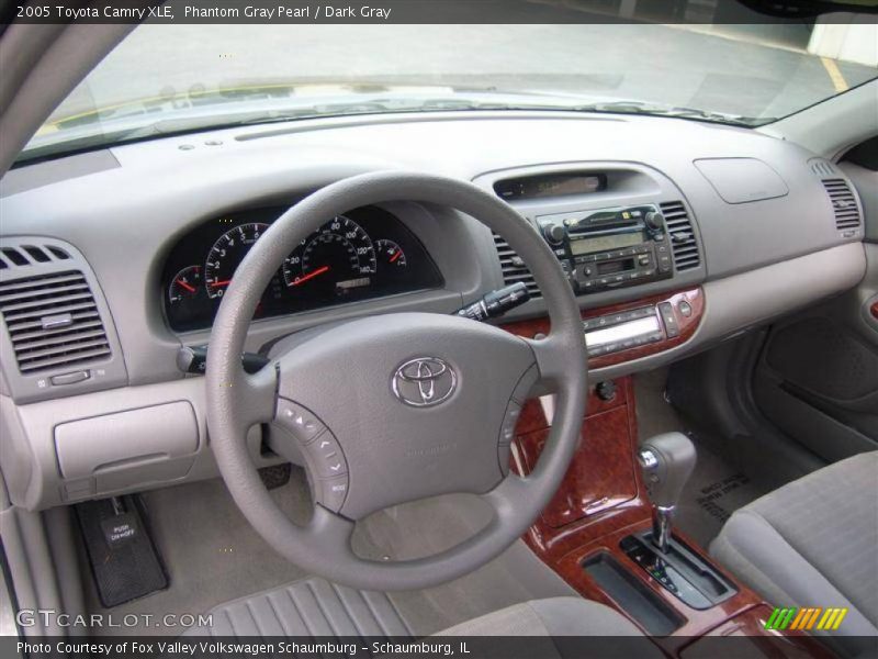 Phantom Gray Pearl / Dark Gray 2005 Toyota Camry XLE