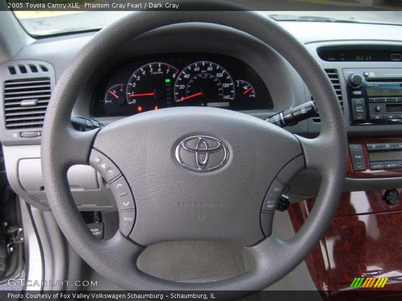 Phantom Gray Pearl / Dark Gray 2005 Toyota Camry XLE