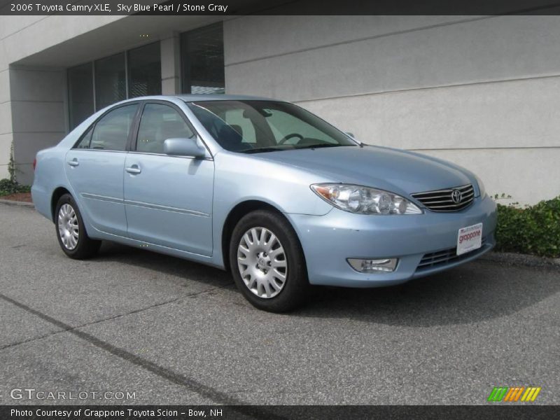 Sky Blue Pearl / Stone Gray 2006 Toyota Camry XLE