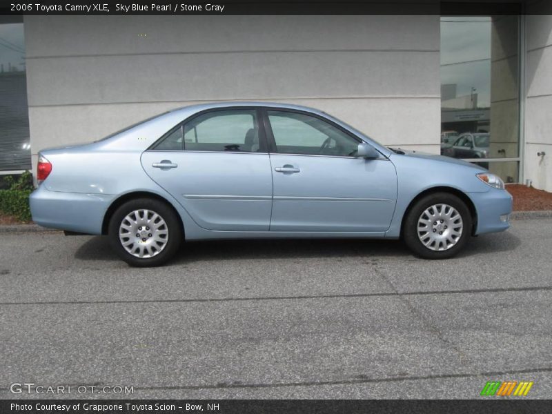 Sky Blue Pearl / Stone Gray 2006 Toyota Camry XLE