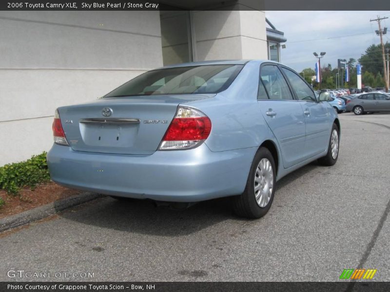Sky Blue Pearl / Stone Gray 2006 Toyota Camry XLE