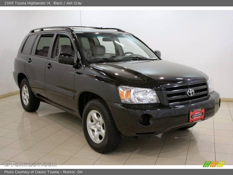 Black / Ash Gray 2006 Toyota Highlander I4