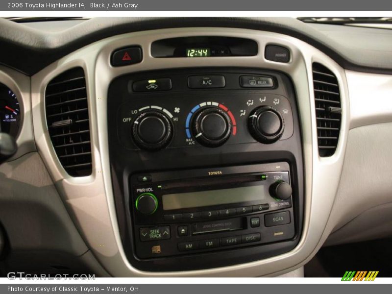 Black / Ash Gray 2006 Toyota Highlander I4