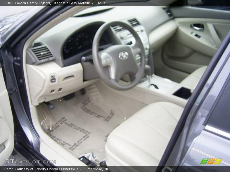 Magnetic Gray Metallic / Bisque 2007 Toyota Camry Hybrid