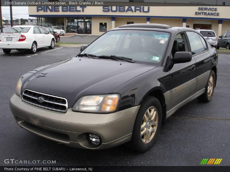 Black Granite / Black 2000 Subaru Outback Limited Sedan