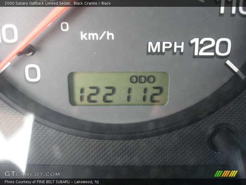Black Granite / Black 2000 Subaru Outback Limited Sedan