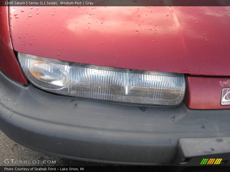 Medium Red / Gray 1996 Saturn S Series SL1 Sedan