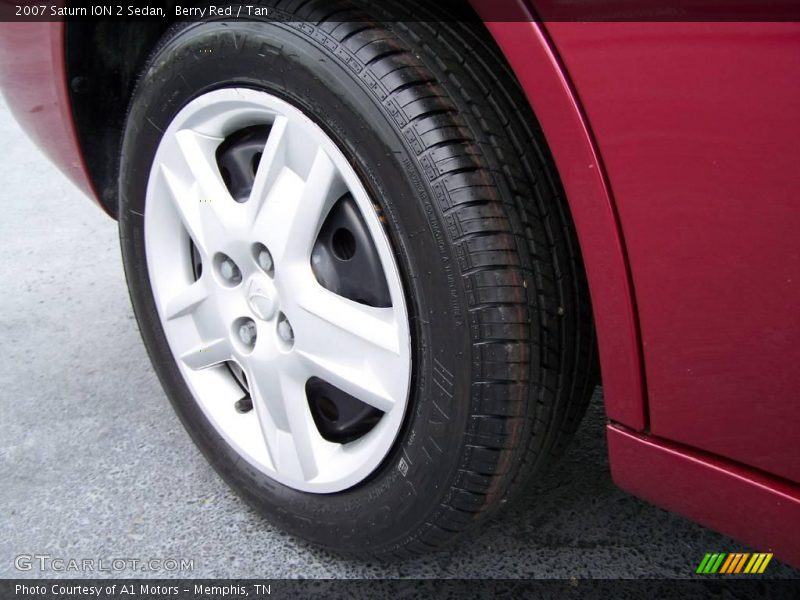 Berry Red / Tan 2007 Saturn ION 2 Sedan
