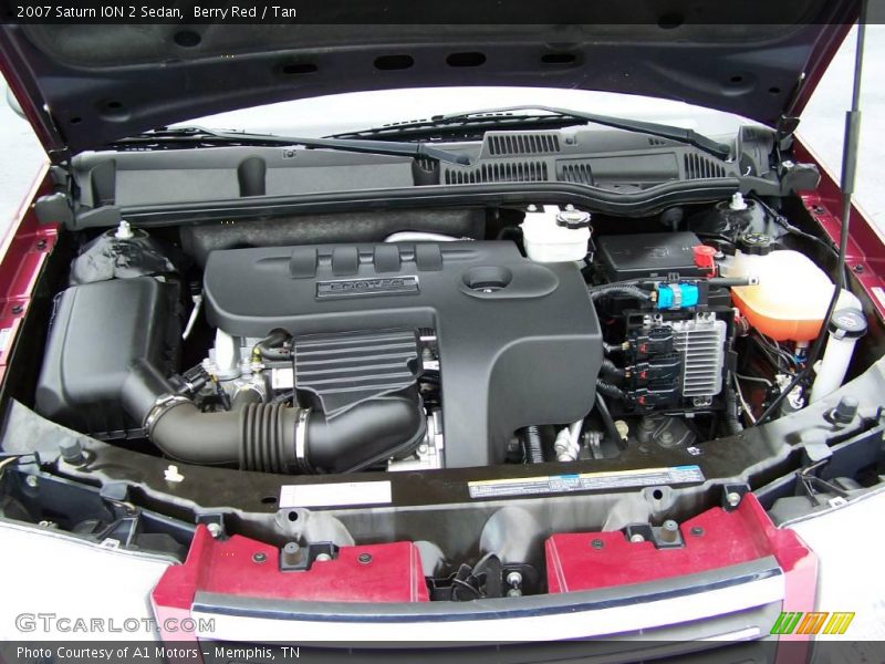 Berry Red / Tan 2007 Saturn ION 2 Sedan