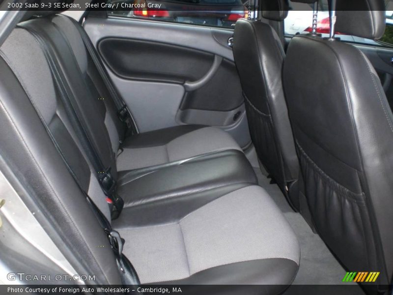 Steel Gray / Charcoal Gray 2002 Saab 9-3 SE Sedan