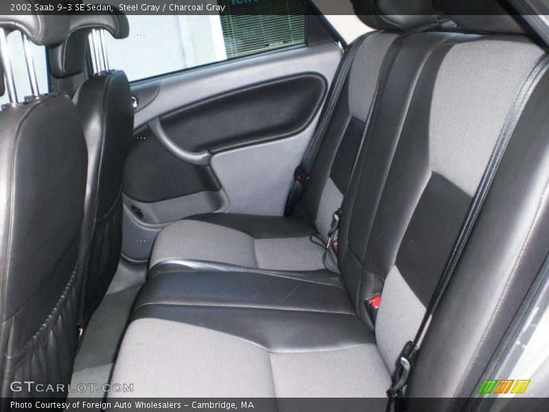 Steel Gray / Charcoal Gray 2002 Saab 9-3 SE Sedan