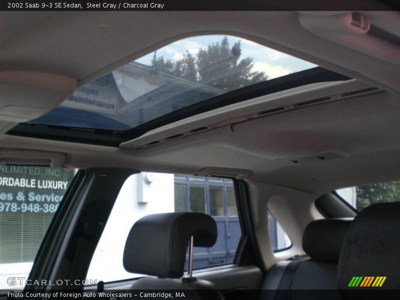 Steel Gray / Charcoal Gray 2002 Saab 9-3 SE Sedan