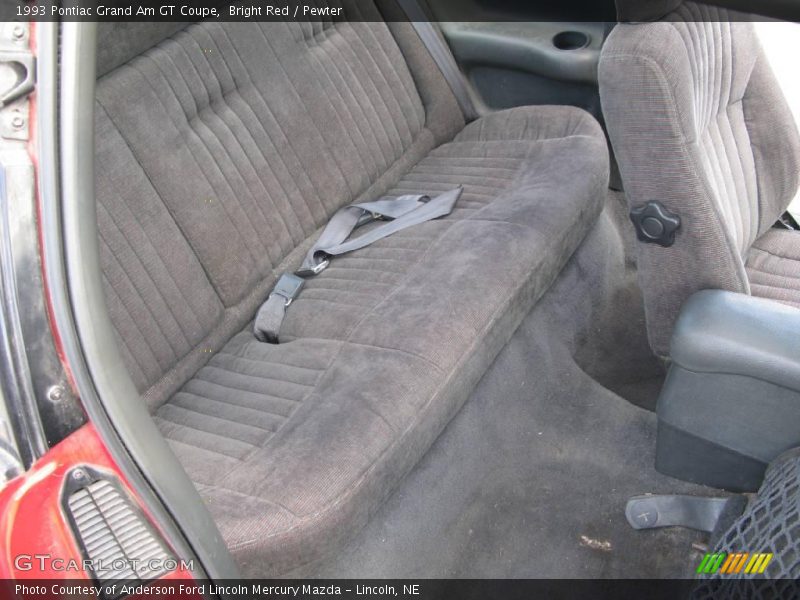 Bright Red / Pewter 1993 Pontiac Grand Am GT Coupe