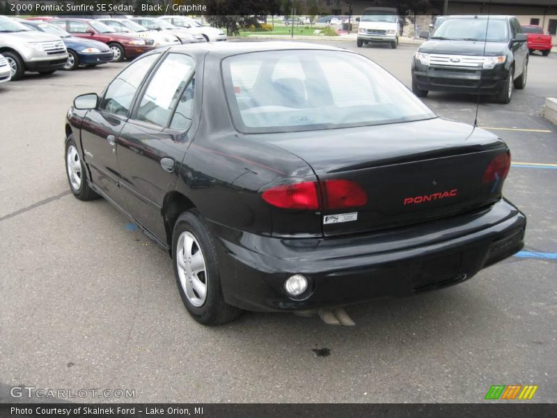 Black / Graphite 2000 Pontiac Sunfire SE Sedan