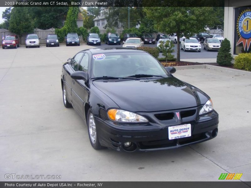 Black / Dark Pewter 2003 Pontiac Grand Am GT Sedan
