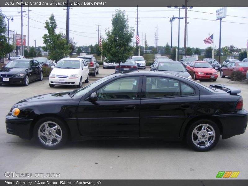 Black / Dark Pewter 2003 Pontiac Grand Am GT Sedan