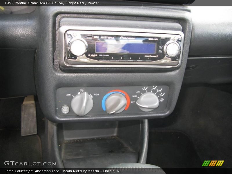 Bright Red / Pewter 1993 Pontiac Grand Am GT Coupe