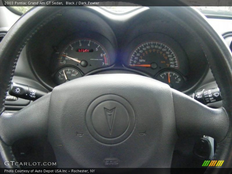 Black / Dark Pewter 2003 Pontiac Grand Am GT Sedan