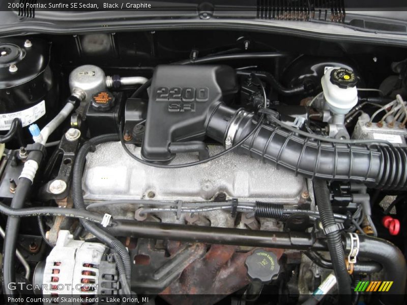 Black / Graphite 2000 Pontiac Sunfire SE Sedan