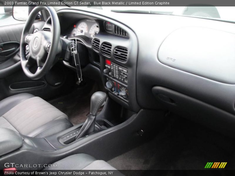 Blue Black Metallic / Limited Edition Graphite 2003 Pontiac Grand Prix Limited Edition GT Sedan