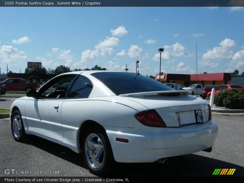Summit White / Graphite 2005 Pontiac Sunfire Coupe