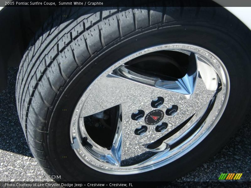 Summit White / Graphite 2005 Pontiac Sunfire Coupe