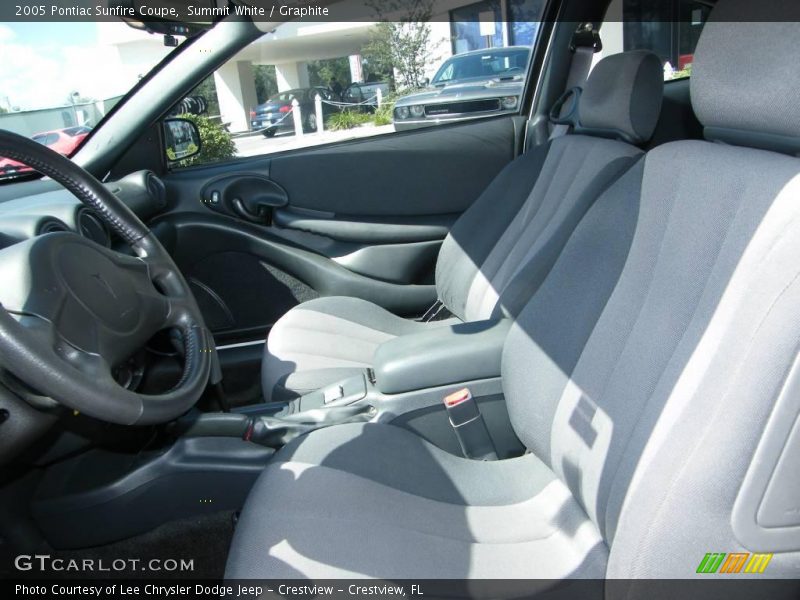 Summit White / Graphite 2005 Pontiac Sunfire Coupe