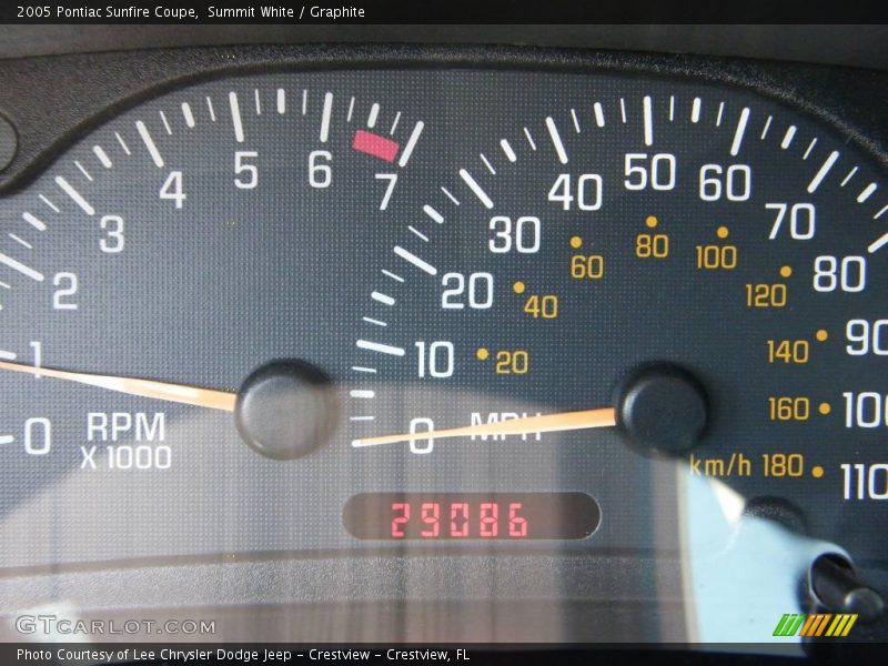 Summit White / Graphite 2005 Pontiac Sunfire Coupe